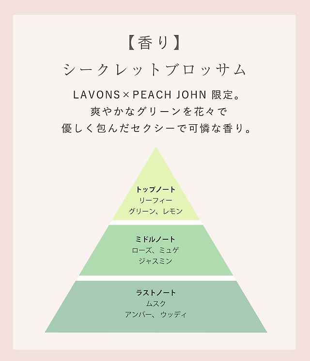 柔軟剤詰替え｜≪公式≫下着通販 PEACH JOHN（ピーチ・ジョン）WEBストア