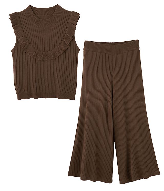 Knit Sleeveless Set