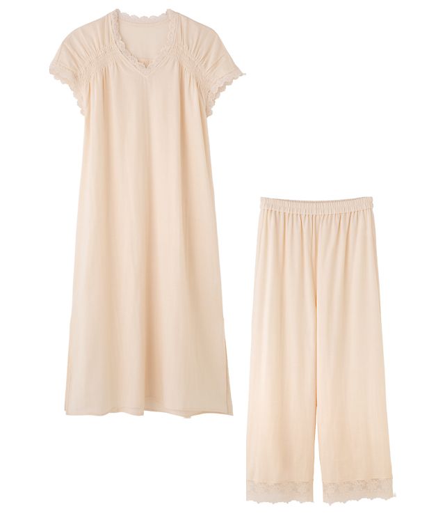 オーガニックコットンガーゼパジャマ 公式 下着通販 Peach John ピーチ ジョン Webストア