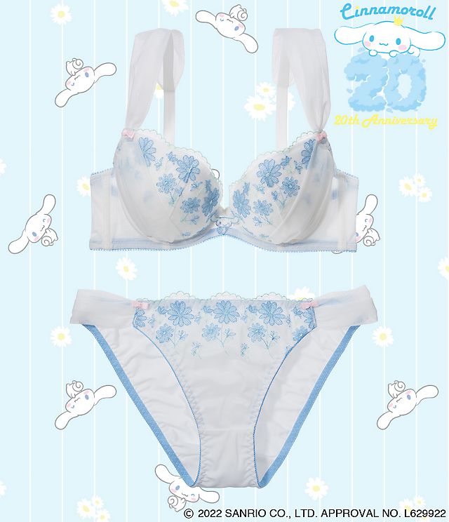 なちゅこれシナモロールブラセット 公式 下着通販 Peach John ピーチ ジョン Webストア