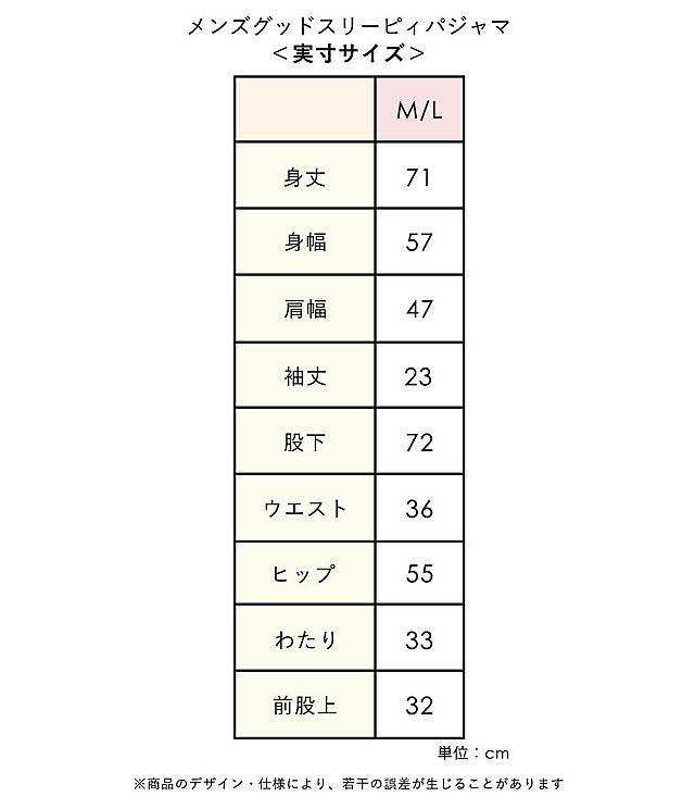 メンズグッドスリーピィパジャマ 公式 下着通販 Peach John ピーチ ジョン Webストア